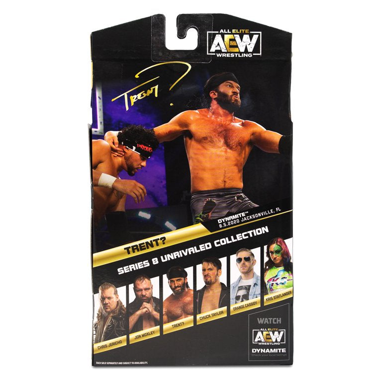 AEW All Elite Unrivaled Collection Series 8 Trent Action Figure