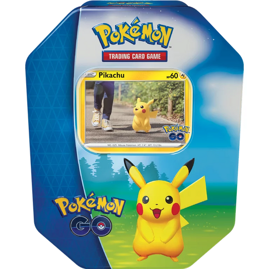 Pokémon Trading Card Game: Pokemon GO Tins 3 Tins chosen from Snorlax, Pikachu or Blissey