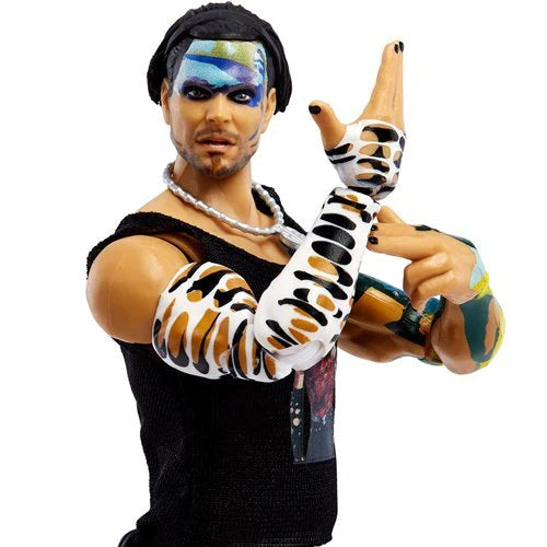 WWE Ultimate Edition Jeff Hardy Action Figure with Interchangeable Head, Swappable Hands & Entrance Gear