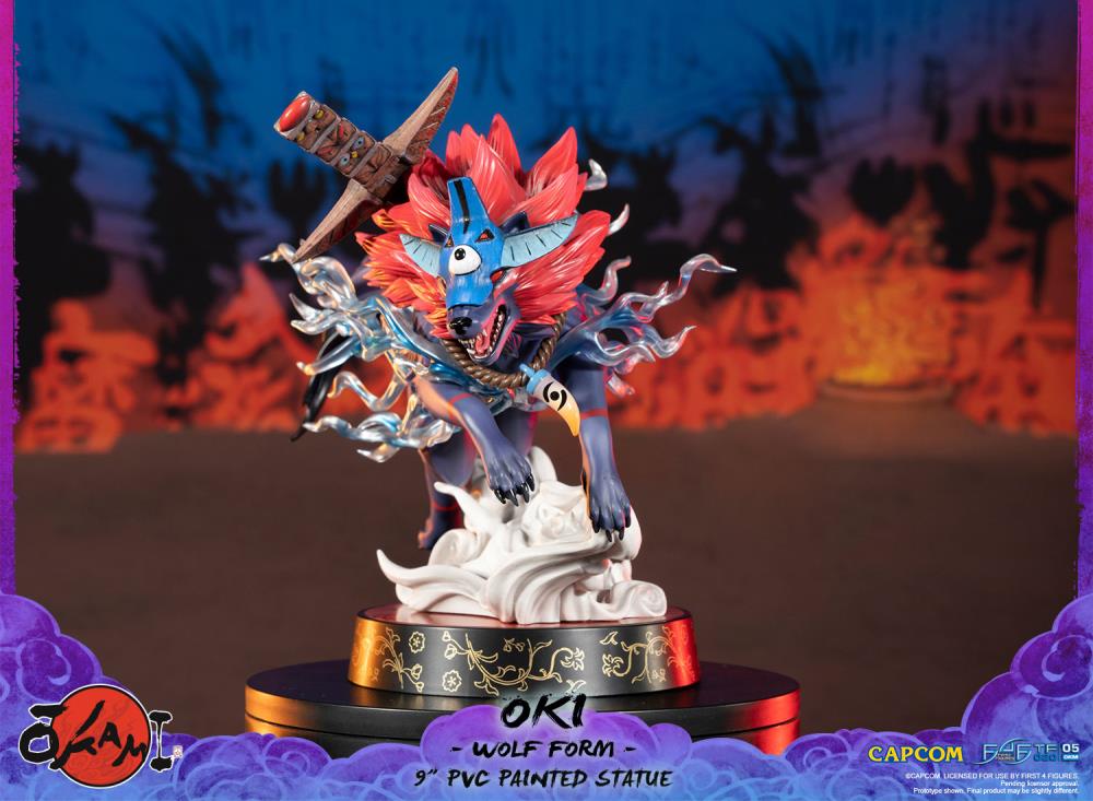 Dark Horse Comics Okami Oki Wolf Form 8.4-in Statue