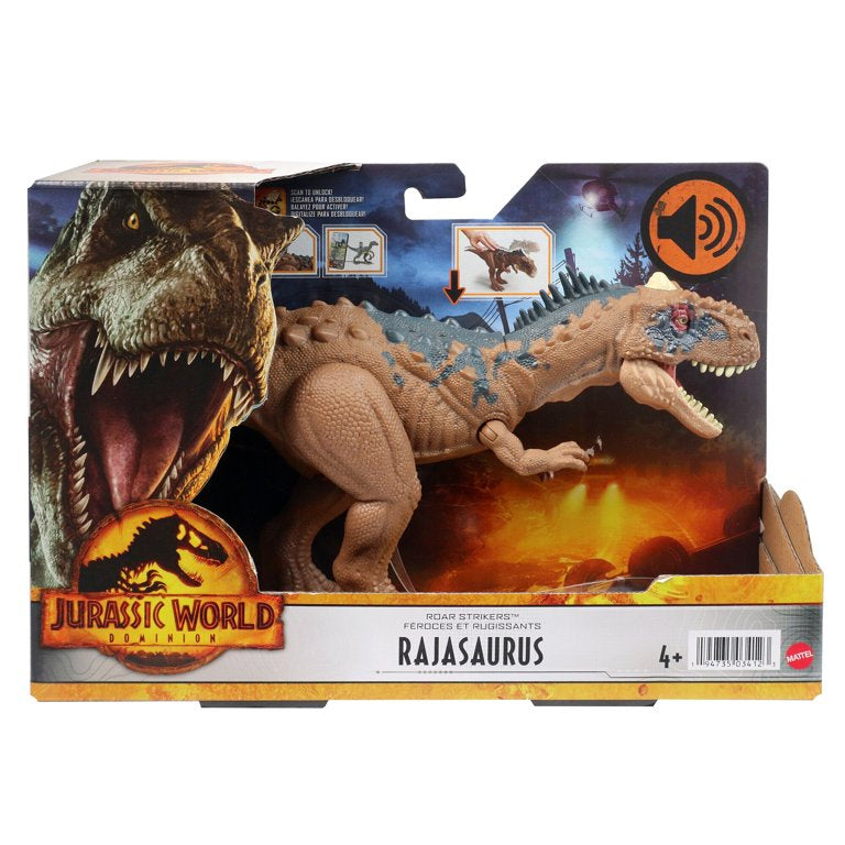 Mattel Jurassic World Roar Strikers Rajasaurus Dinosaur