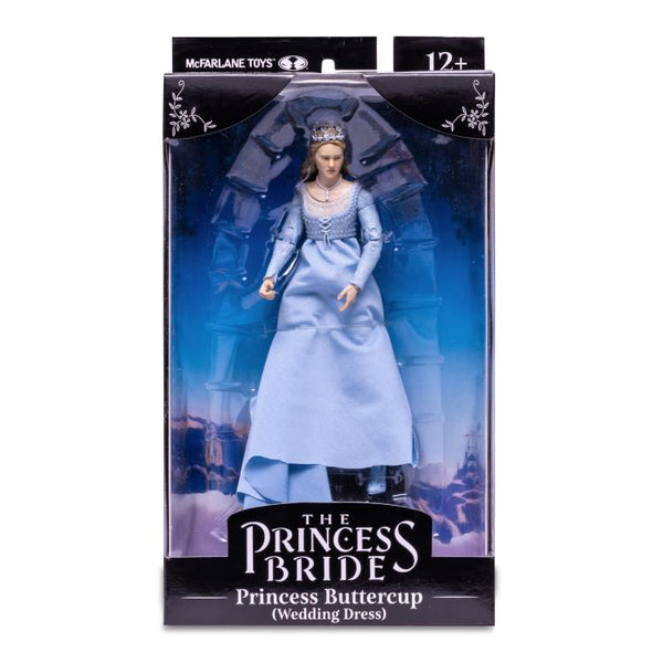 princess buttercup blue dress Underwraps The Bride Wedding Costume, Large Female Size Square neckline with elastic at shoulders and back for flexible styling UNDERWRAPS Officially Liscensed The Princess