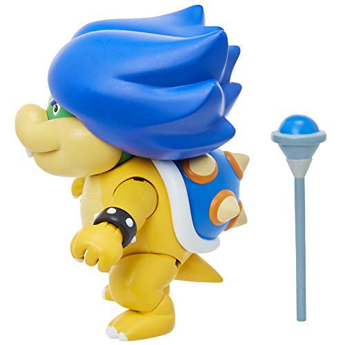 Super Mario Ludwig Von Koopa Articulated 4” Figure with Magic Wand