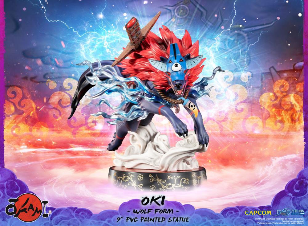 Dark Horse Comics Okami Oki Wolf Form 8.4-in Statue