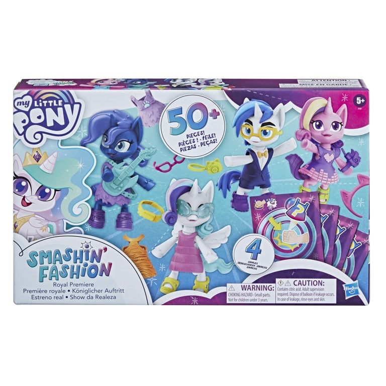 My Little Pony Smashin Fashion Royal Premiere Playset(50 Pieces and 4 Figures)