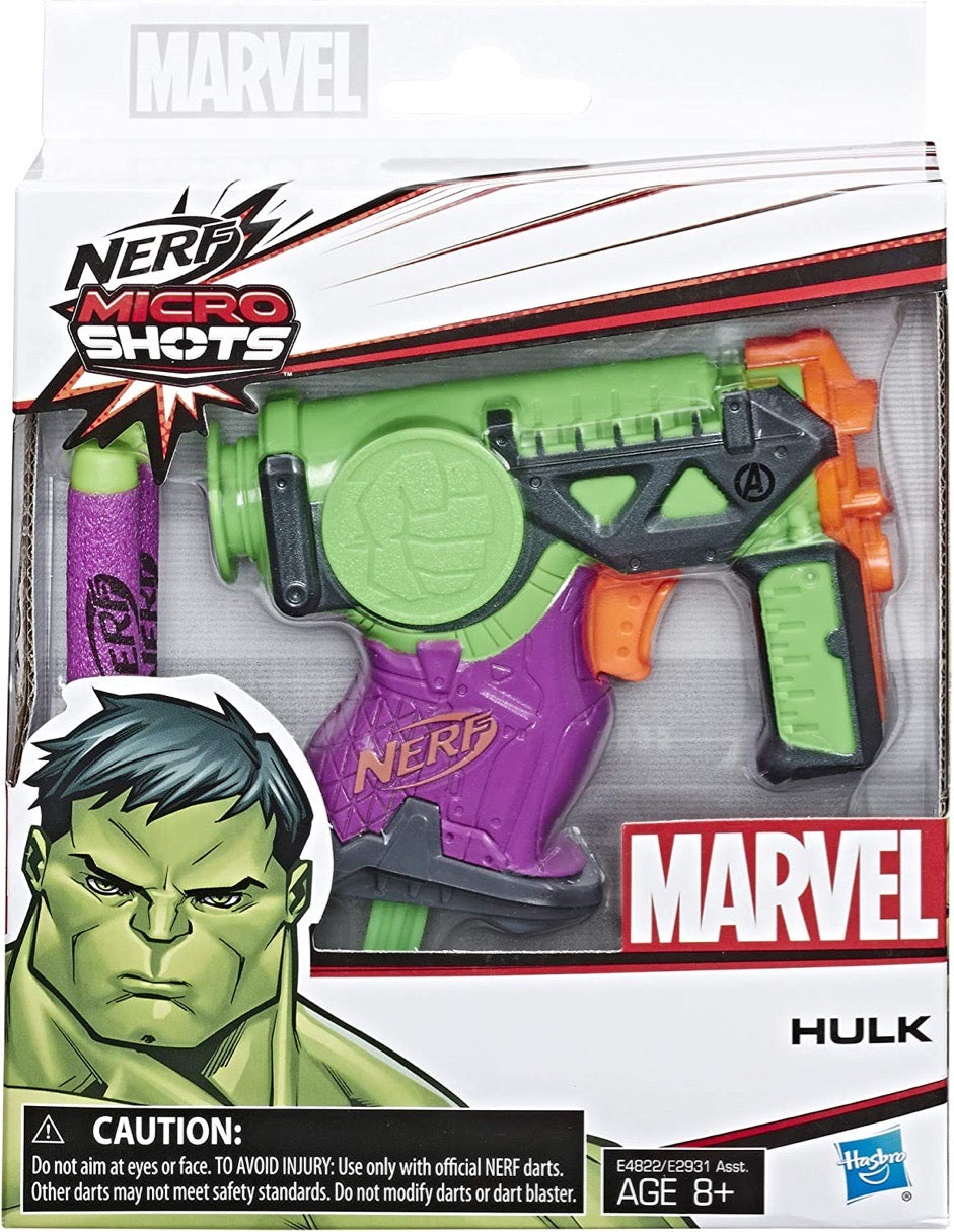 NERF Microshots Marvel Hulk