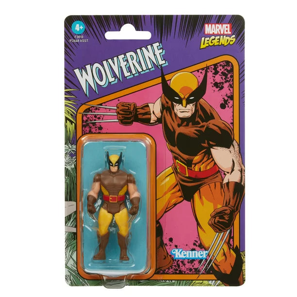 Marvel Legends Wolverine Retro Collection 3.75-in Action Figure