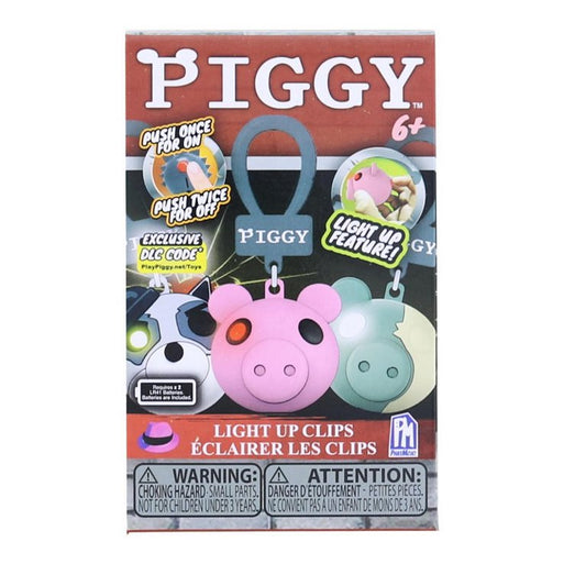 Piggy Blind Box Light Up Clips Mystery 1 Random Figure