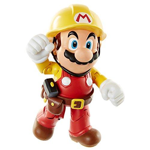 JAKKS Pacific Super Mario Action Figure: BUILDER MARIO with Utility Belt