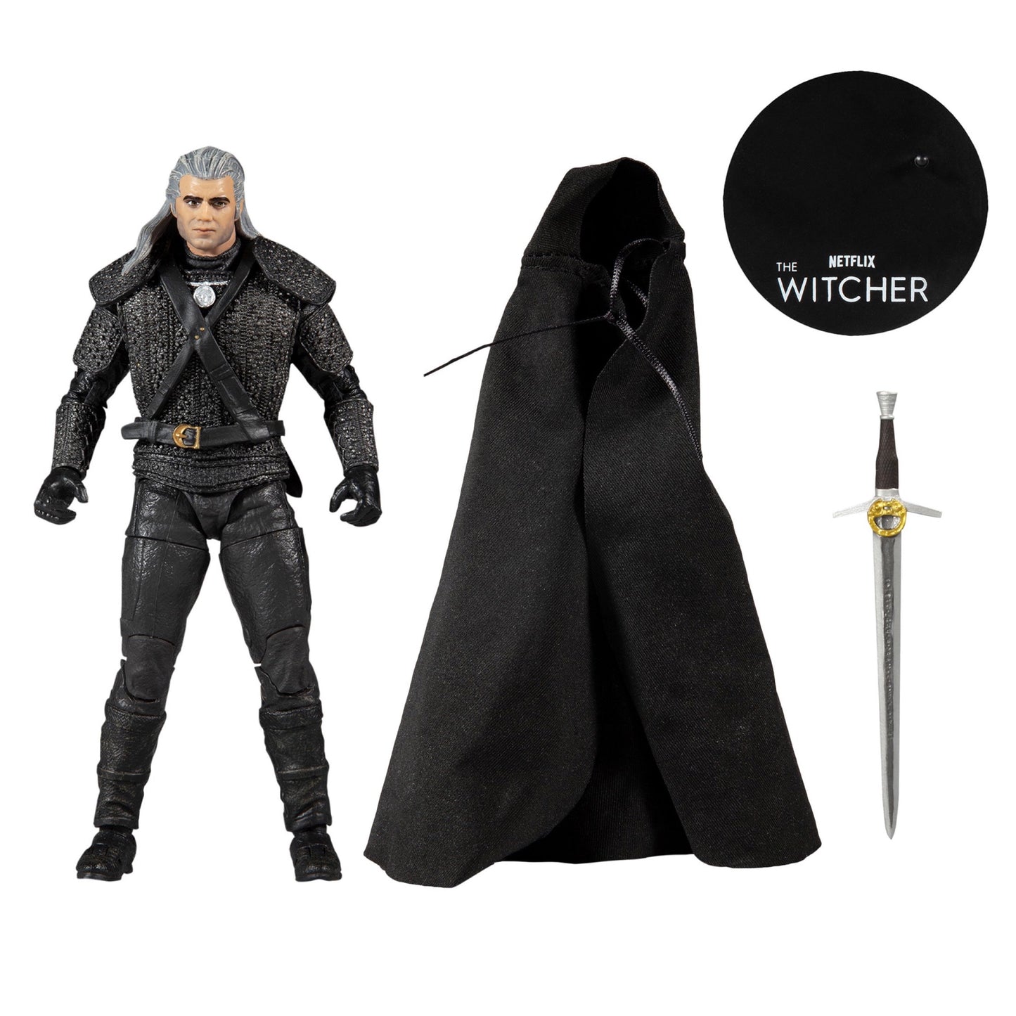 McFarlane Toys The Witcher (Netflix) Geralt of Rivia (Kikimora Battle) 7-In Action Figure