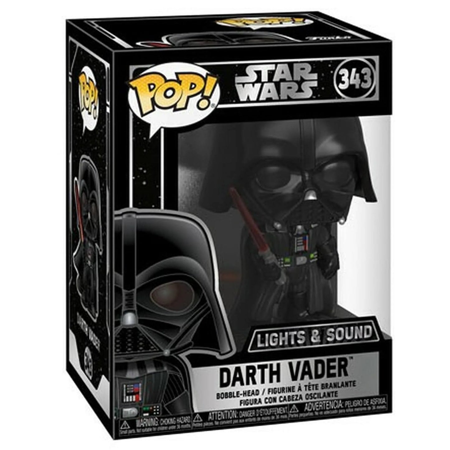 Funko Pop Star Wars 343 Darth Vader Lights &Sound