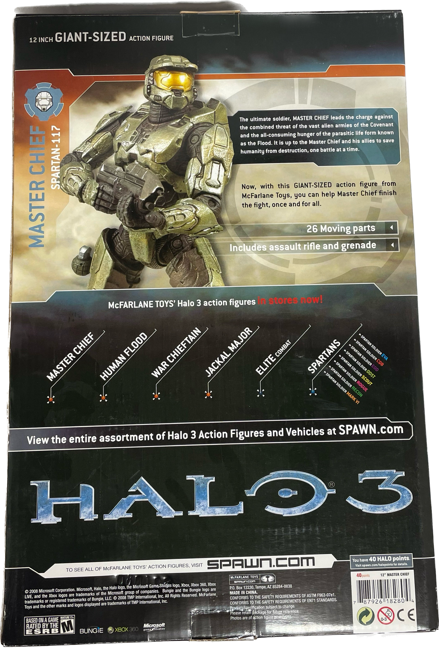 Halo 3 Deluxe Master Chief Exclusive 12 Inch Action Figure