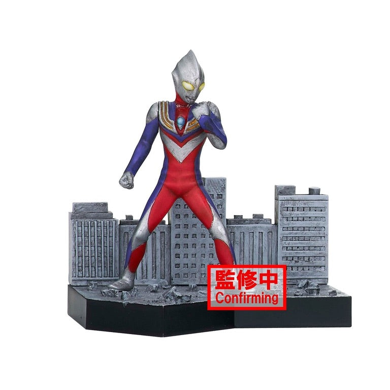 Banpresto Ultraman Tiga 25th T.D.G Anniversary Special Effects Stagement Tiga Statue