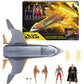 DC Comics, Hawk Cruiser Patrol with 2 Figures Black Adam + Hawkman