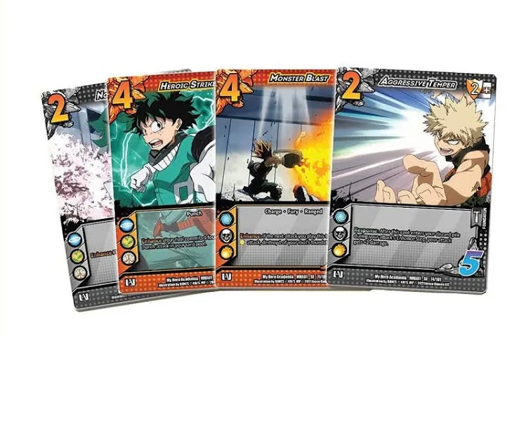 My Hero Academia CCG Izuku vs Katsuki 2-Player Rival Deck