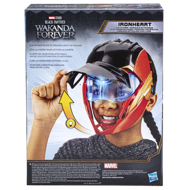 Marvel Black Panther Wakanda Forever Ironheart Flip FX LED Light Up Mask