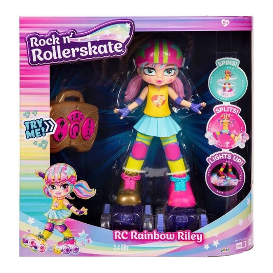 Rock n Rollerskate Girl Rainbow Riley Fashion Doll