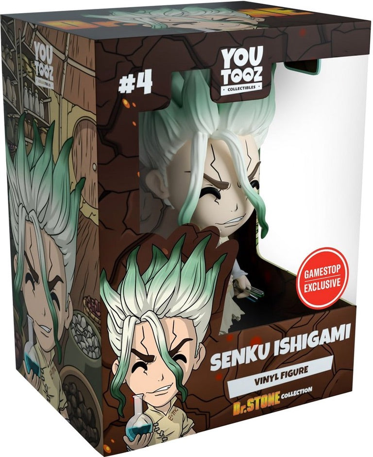 Youtooz Dr. Stone Senku Ishigami 4.8-in Vinyl Figure GameStop Exclusive