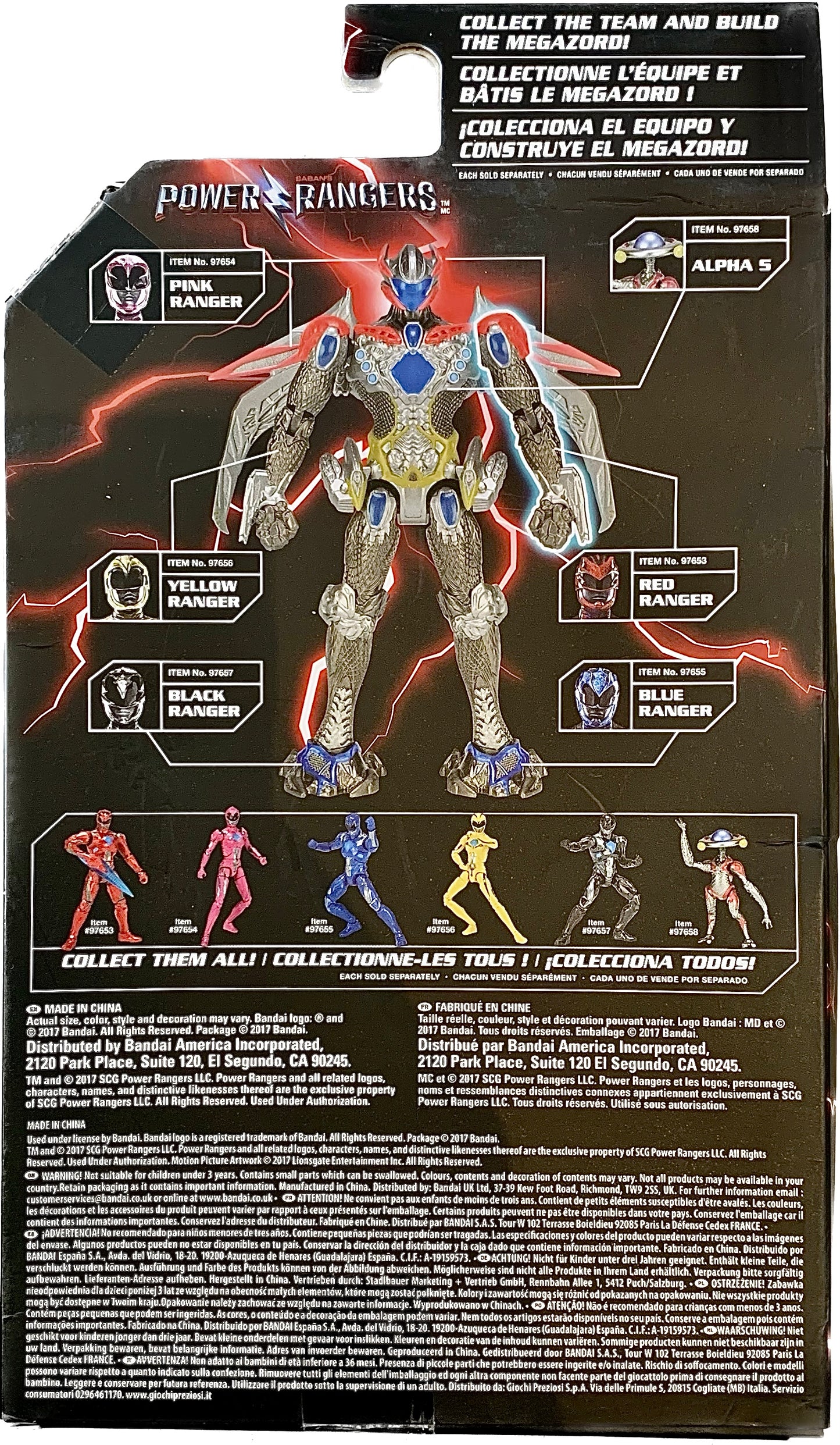 Power Rangers Legacy Collection Build A Megazord Limited Edition Toy’sRus Exclusive Red Ranger