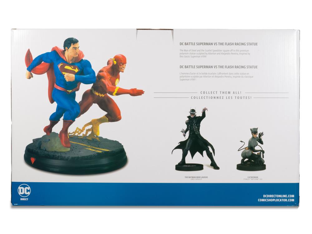 McFarlane Toys DC Direct Designer Series Superman VS The Flash Racing 1:8 Scale Statue