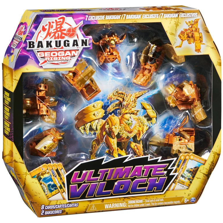 Bakugan Geogan Rising, Ultimate Viloch, 7-in-1 Exclusive Bakugan