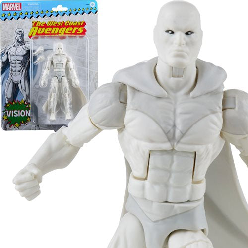 Marvel Legends The West Coast Avengers Retro Vision (White) 6” Action Figure