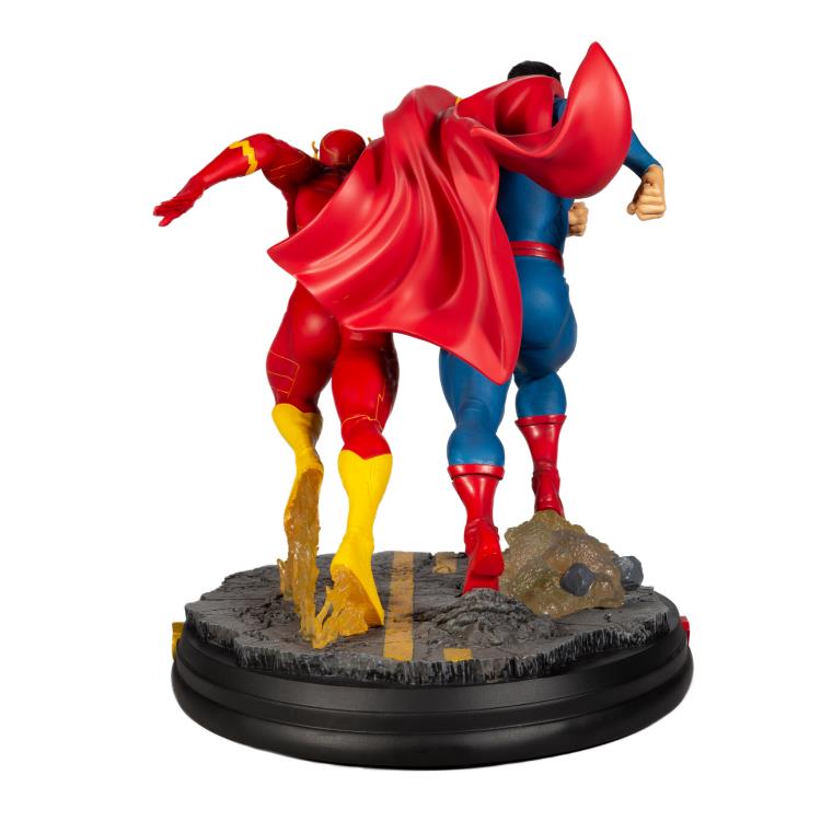 McFarlane Toys DC Direct Designer Series Superman VS The Flash Racing 1:8 Scale Statue