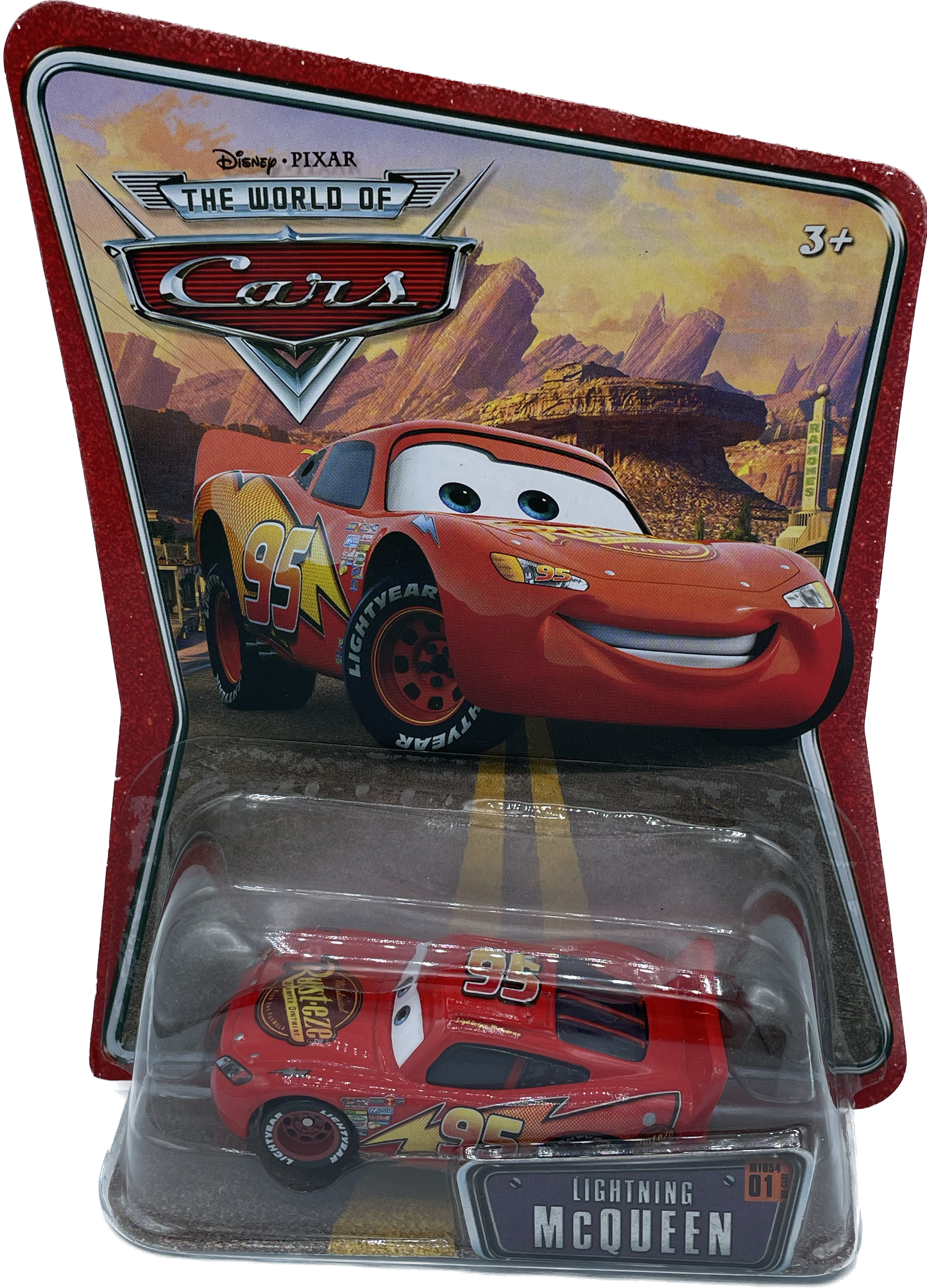 Disney /Pixar The World Of Cars Lightning McQueen 01 Diecast Car