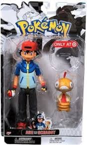 Pokemon Ash With Avec Scraggy Target Exclusive