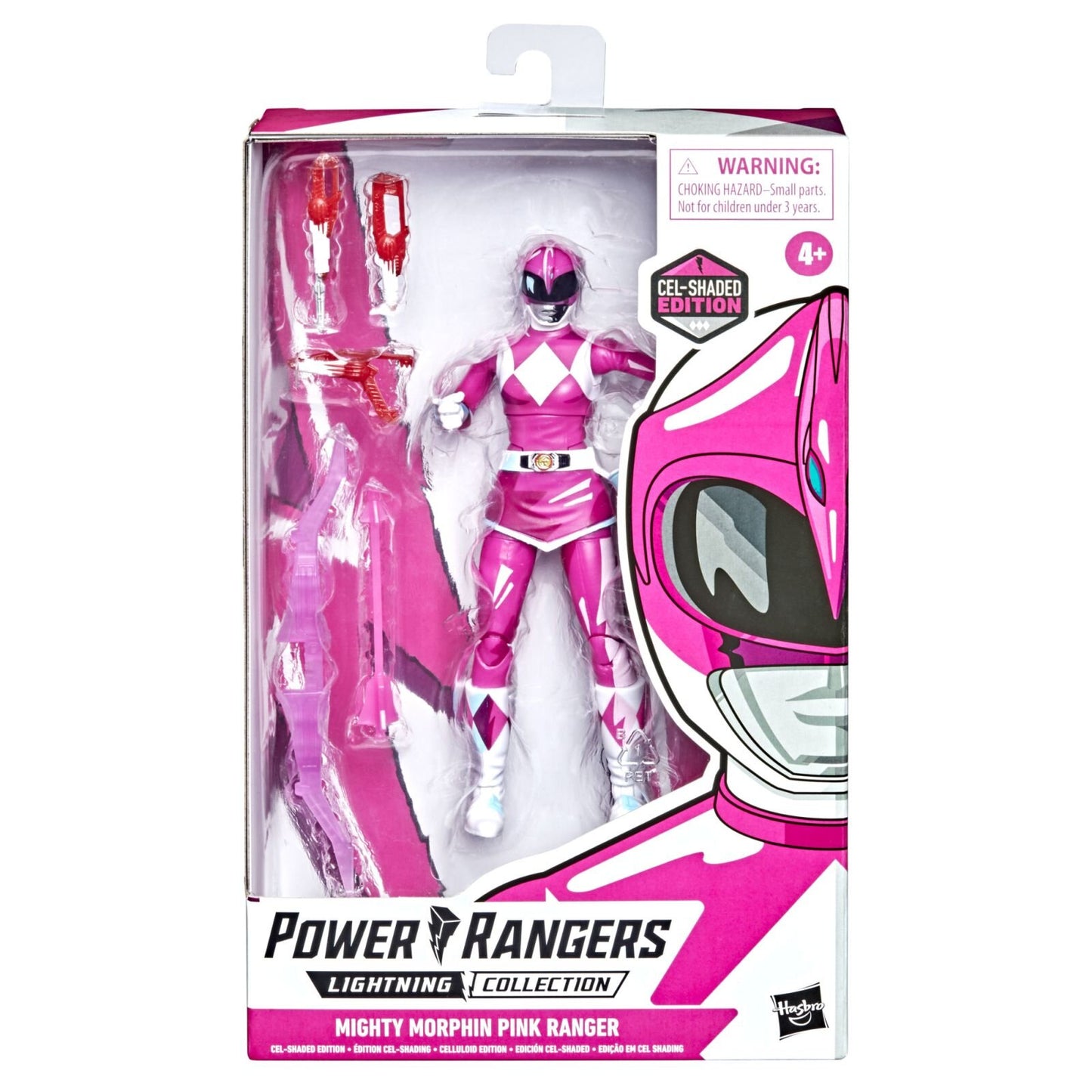 Power Rangers Lightning Collection Mighty Morphin Pink Ranger Cel-Shaded Edition Action Figure