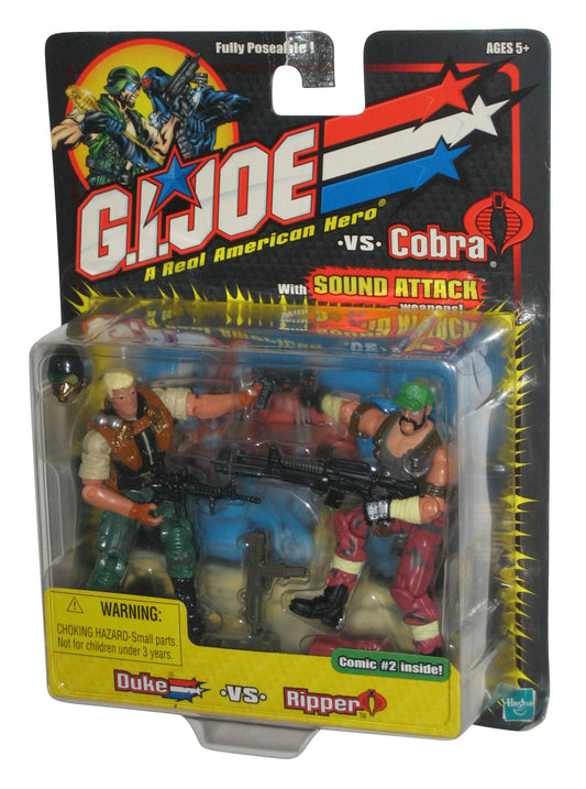 GI Joe Vs Cobra Duke Vs Ripper Action Figures
