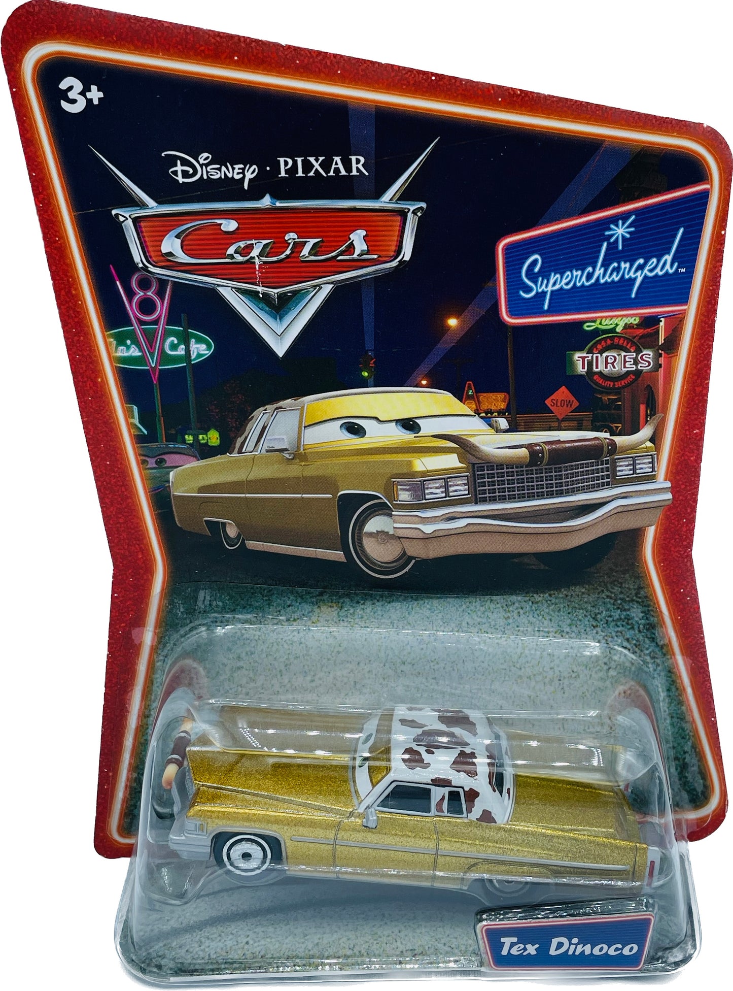 Disney/Pixar Cars Die-Cast Supercharged Tex Dinoco