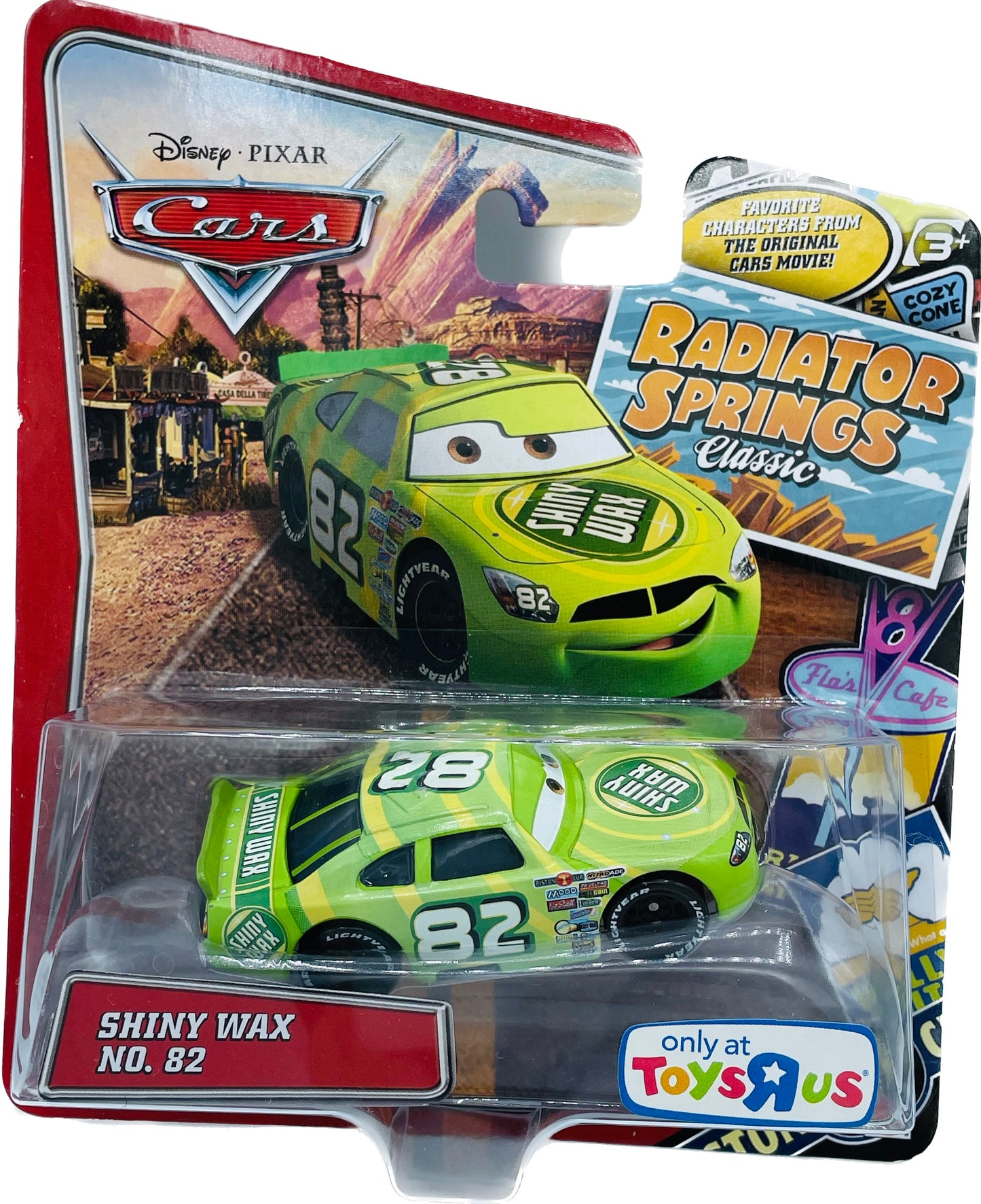 Disney/Pixar Cars Radiator Springs Classic ToysRus Exclusive Single Pack Shiny Wax No.82