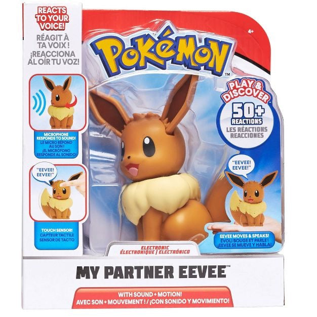 Jazwares Pokemon My Partner Eevee Deluxe Interactive Figure (GameStop)