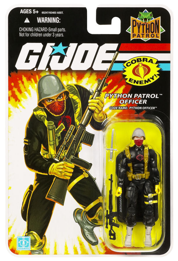 G.I. Joe Cobra Enemy Python Patrol Officer. Python Officer