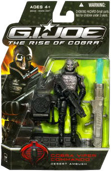 GI Joe Cobra Viper Commando 4" Action Figure MOC Rise ROC Trooper Hasbro