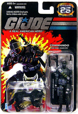 G.I. Joe 25th Anniversary Snake Eyes with Black Timber Variant