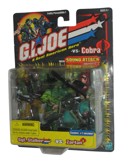 Gi Joe sgt.stalker vs zartan action figure