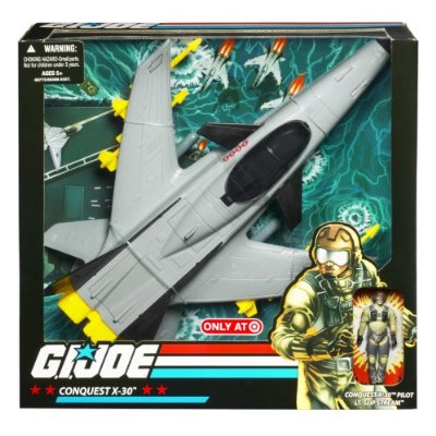 G.I. JOE Exclusive Deluxe Vehicle Conquest X-30 with Lt. Slip Stream