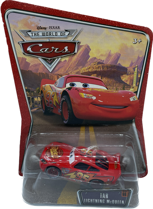 Disney /Pixar The World Of Cars Tar Lightning McQueen 66 Diecast Car