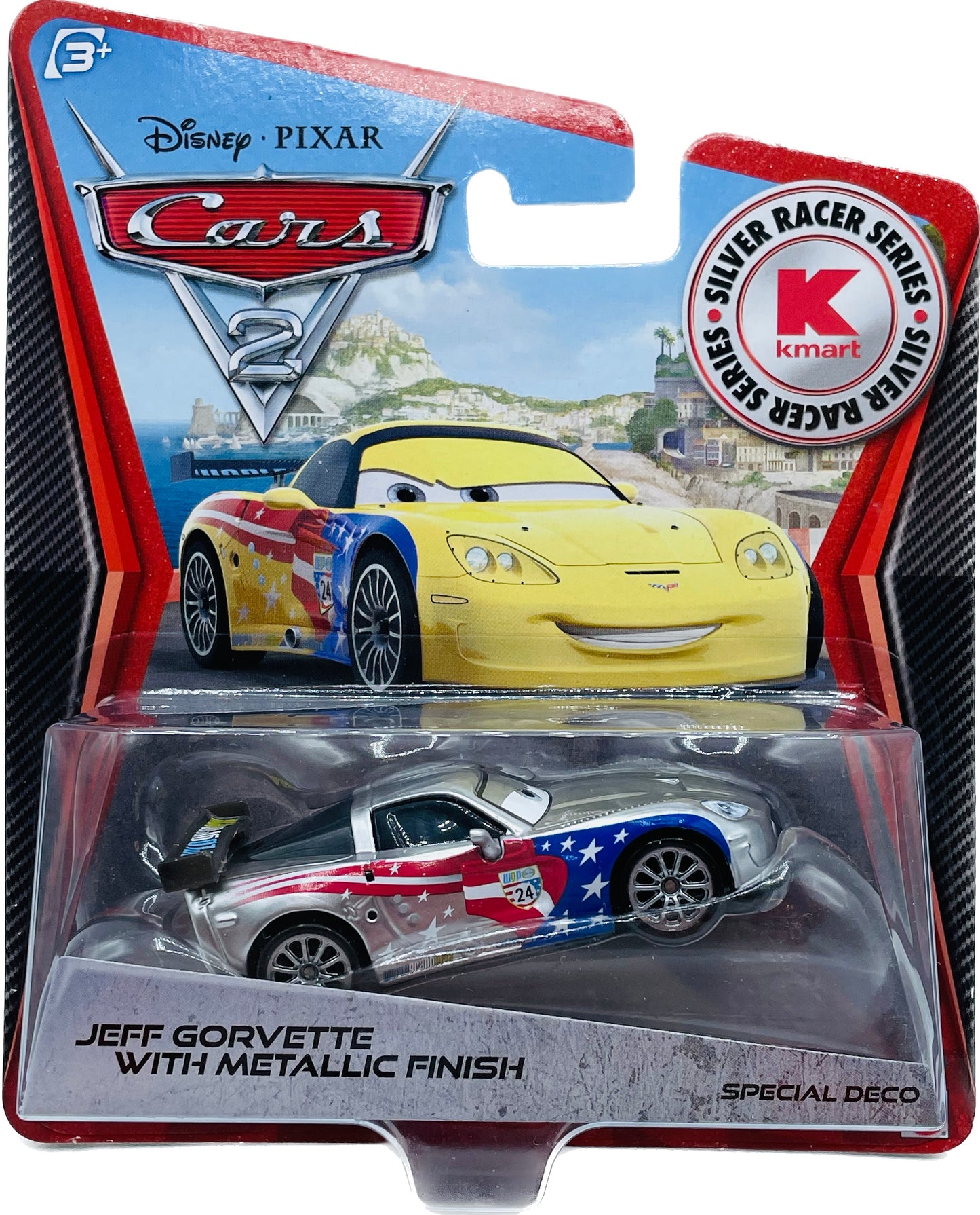 Disney/Pixar Cars 2 Single Pack Kmart Exclusive Jeff Gorvette With Metallic Finish