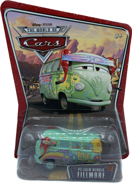 Disney /Pixar The World Of Cars Pit Crew Member Fillmore 37 Diecast Car