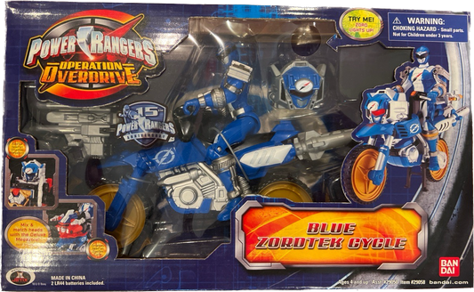 Power Rangers Operations  Overdrive 15th Anniversary Blue Zordtek Cycle (blue)