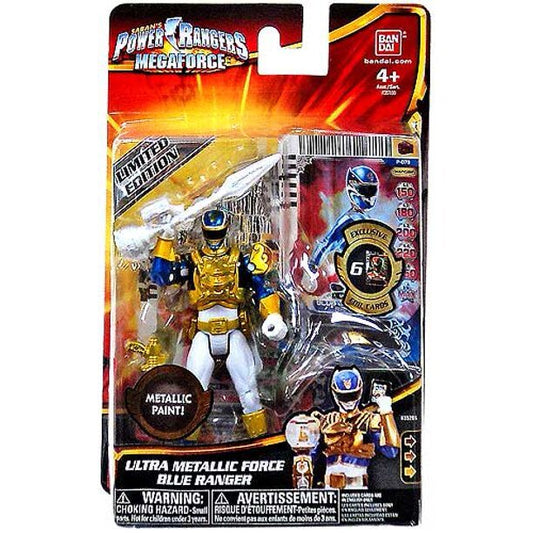 Power rangers ultra metallic force ultra blue ranger action figure