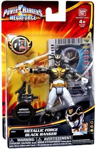 Power Rangers Megaforce Ultra Metallic Force Black Ranger